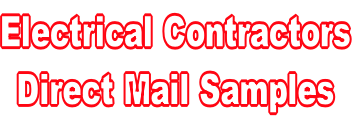 Electrical Contractors
Direct Mail Samples